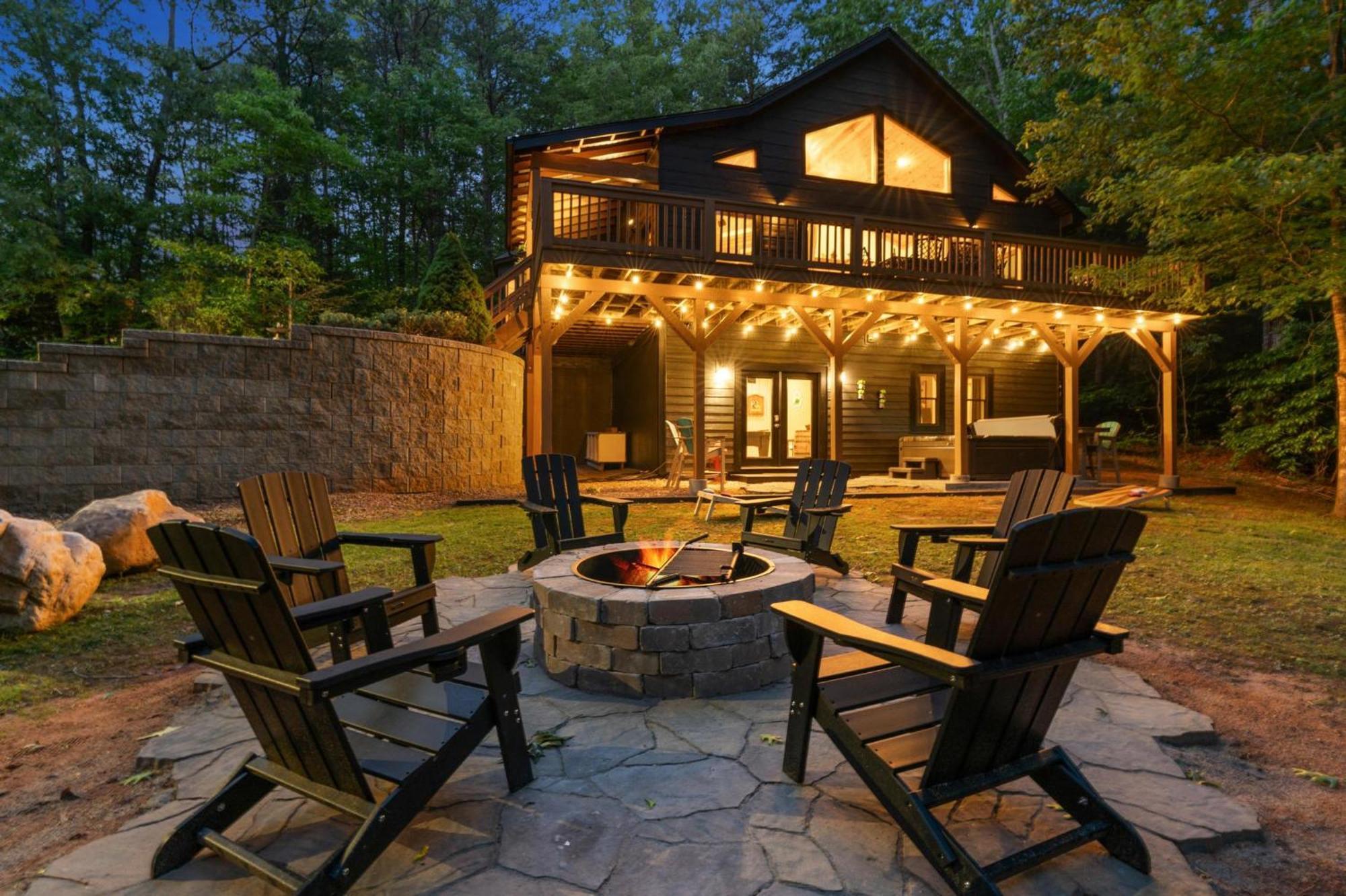 Serene Mountain And Sunset Views 3Bd Cabin แฟรงคลิน ภายนอก รูปภาพ