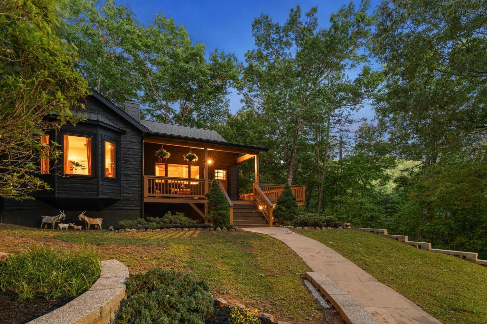 Serene Mountain And Sunset Views 3Bd Cabin แฟรงคลิน ภายนอก รูปภาพ