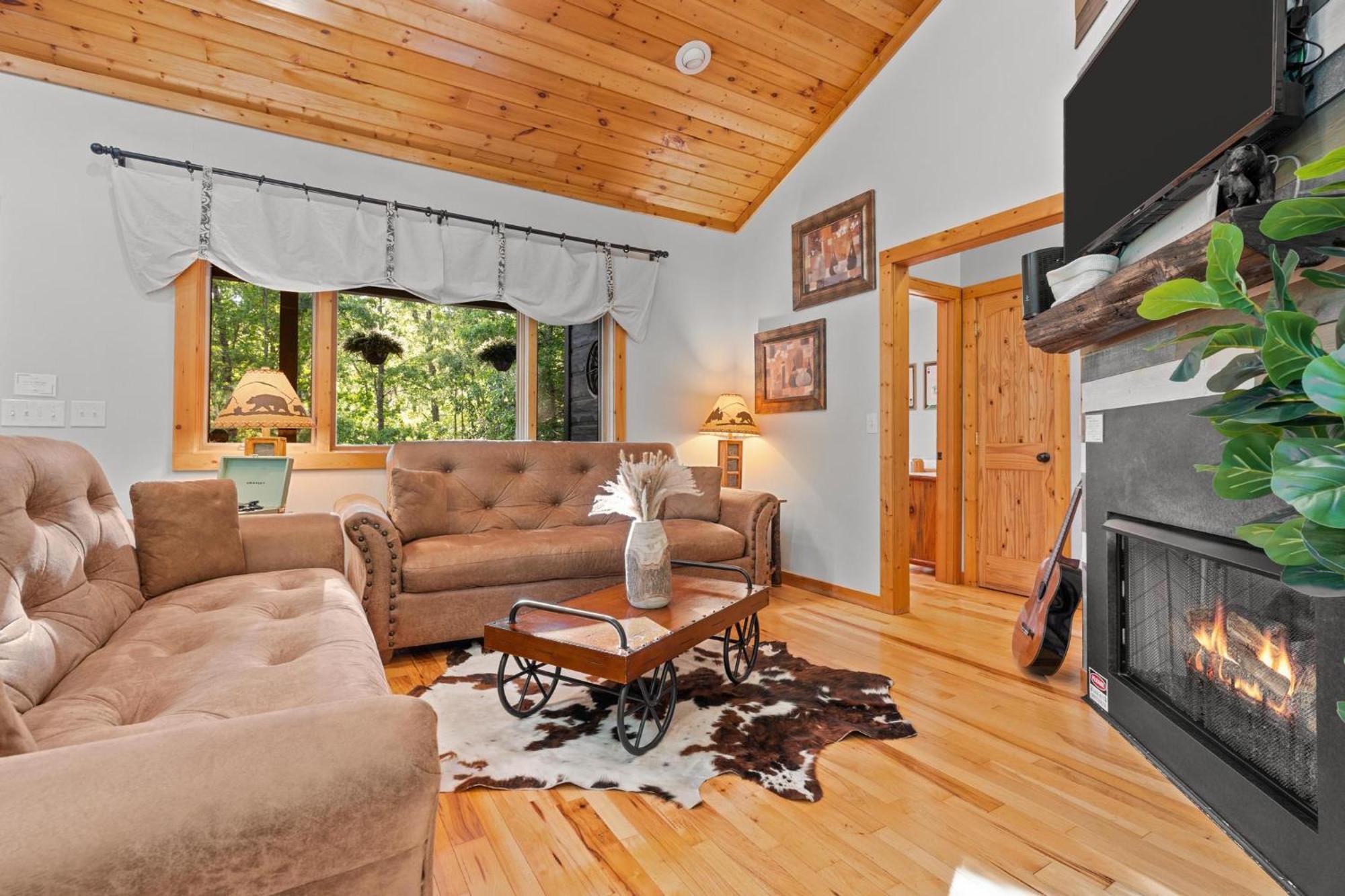 Serene Mountain And Sunset Views 3Bd Cabin แฟรงคลิน ภายนอก รูปภาพ