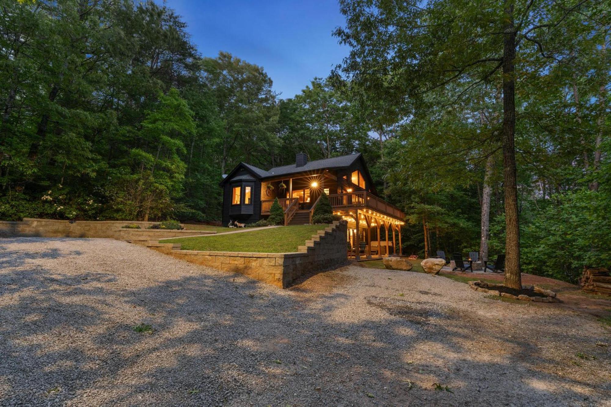 Serene Mountain And Sunset Views 3Bd Cabin แฟรงคลิน ภายนอก รูปภาพ